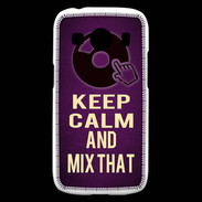 Coque Samsung Galaxy Ace4 Keep Calm and Mix That Violet