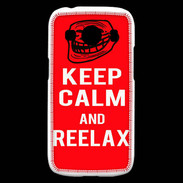 Coque Samsung Galaxy Ace4 Keep Calm and Reelax Rouge