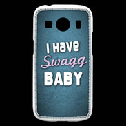 Coque Samsung Galaxy Ace4 I have Swag bleu ZG