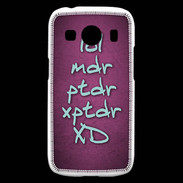 Coque Samsung Galaxy Ace4 LOL MDR Rose ZG