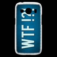 Coque Samsung Galaxy Ace4 WTF bleu ZG