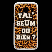 Coque Samsung Galaxy Ace4 Ta l'seum ou bien Léopard