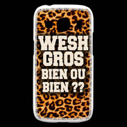 Coque Samsung Galaxy Ace4 Wesh Gros Léopard
