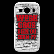 Coque Samsung Galaxy Ace4 Wesh Gros Rouge