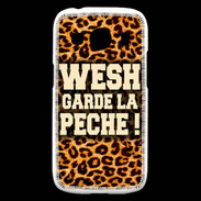 Coque Samsung Galaxy Ace4 Wesh garde la pèche Léopard