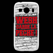Coque Samsung Galaxy Ace4 Wesh garde la pèche Rouge