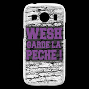 Coque Samsung Galaxy Ace4 Wesh garde la pèche Violet