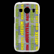 Coque Samsung Galaxy Ace4 Wesh Vert Jaune