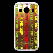 Coque Samsung Galaxy Ace4 Wesh Vert Jaune Sun