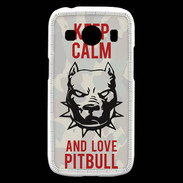 Coque Samsung Galaxy Ace4 Keep calm pitbull 1 ZG