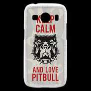 Coque Samsung Galaxy Ace4 Keep calm pitbull 2 ZG