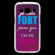 Coque Samsung Galaxy Ace4 Fort et faible ZG