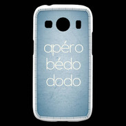 Coque Samsung Galaxy Ace4 Apéro bédo dodo bleu ZG