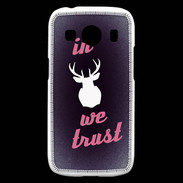 Coque Samsung Galaxy Ace4 In Elan We trust Rouge ZG