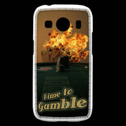 Coque Samsung Galaxy Ace4 Poker flamme