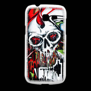 Coque Samsung Galaxy Fresh Tête de mort Graffiti couleur