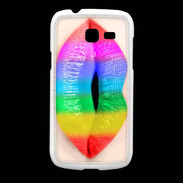 Coque Samsung Galaxy Fresh Bouche Arc en Ciel