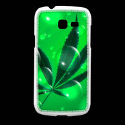 Coque Samsung Galaxy Fresh Cannabis Effet bulle verte