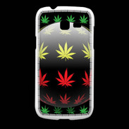 Coque Samsung Galaxy Fresh Effet cannabis sur fond noir