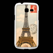 Coque Samsung Galaxy Fresh Vintage Tour Eiffel carte postale