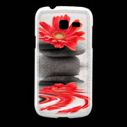 Coque Samsung Galaxy Fresh Fleurs et galet