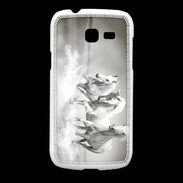 Coque Samsung Galaxy Fresh Chevaux blancs
