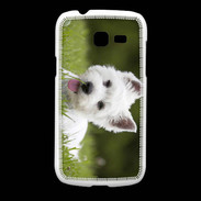 Coque Samsung Galaxy Fresh Chiot terrier blanc 2