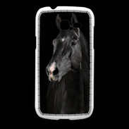 Coque Samsung Galaxy Fresh Cheval noir