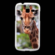 Coque Samsung Galaxy Fresh Portrait d'une Giraffe