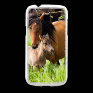 Coque Samsung Galaxy Fresh Cheval et poulain