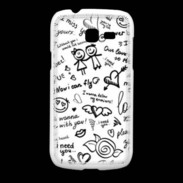 Coque Samsung Galaxy Fresh Mélange de mots