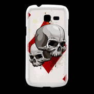 Coque Samsung Galaxy Fresh Carte Tête de mort Carreau