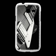 Coque Samsung Galaxy Fresh Guitare en noir et blanc
