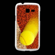 Coque Samsung Galaxy Fresh Balle de tennis sur ligne de cours