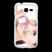 Coque Samsung Galaxy Fresh Femme asiatique glamour et souriante