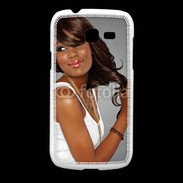 Coque Samsung Galaxy Fresh Femme metisse noire