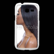 Coque Samsung Galaxy Fresh Femme metisse noire 2