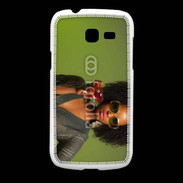 Coque Samsung Galaxy Fresh Femme metisse noire 3
