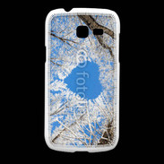Coque Samsung Galaxy Fresh arbres enneigés coeur