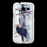 Coque Samsung Galaxy Fresh transat et skis neige