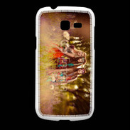 Coque Samsung Galaxy Fresh Groupe de hippie dans les champs