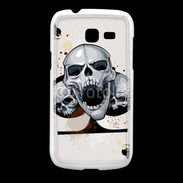 Coque Samsung Galaxy Fresh Carte tête de mort trèfle