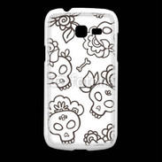 Coque Samsung Galaxy Fresh Fond tête de mort 4