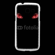 Coque Samsung Galaxy Fresh Yeux rouges fond noir