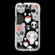 Coque Samsung Galaxy Fresh Fond tête de mort 8