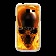 Coque Samsung Galaxy Fresh crâne en feu