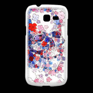 Coque Samsung Galaxy Fresh Skull en fleurs