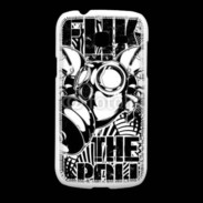 Coque Samsung Galaxy Fresh Tête de Mort Police