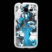 Coque Samsung Galaxy Fresh Tête de Mort Day Dead