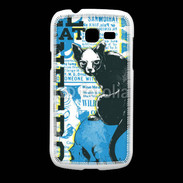 Coque Samsung Galaxy Fresh Tête de Mort Chat noir